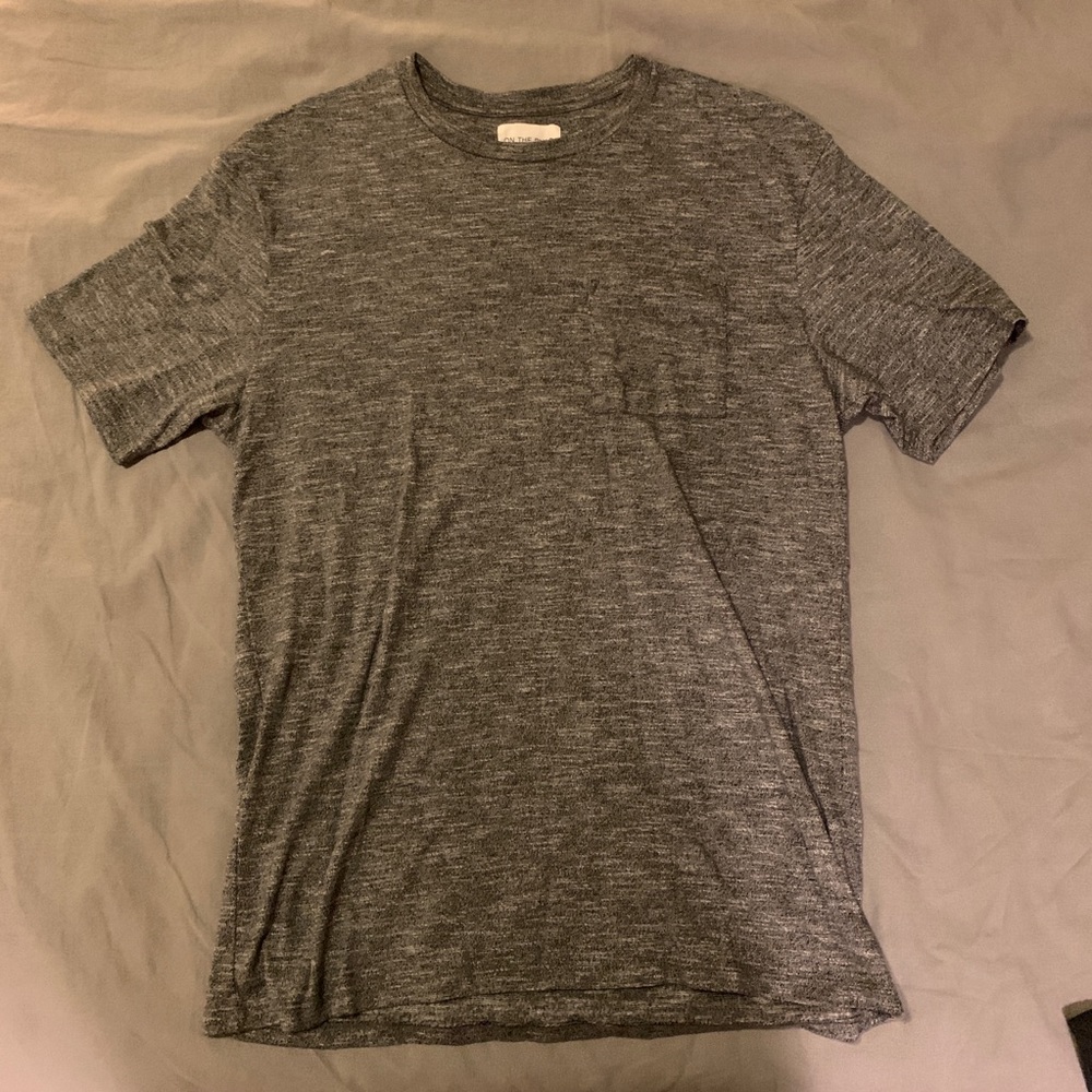 Pacsun On The Byas Heather Grey T-shirt